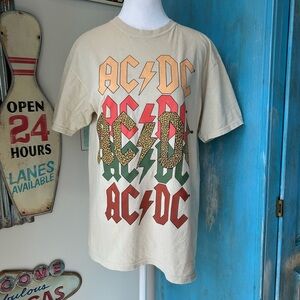 AC/DC Beige Tee